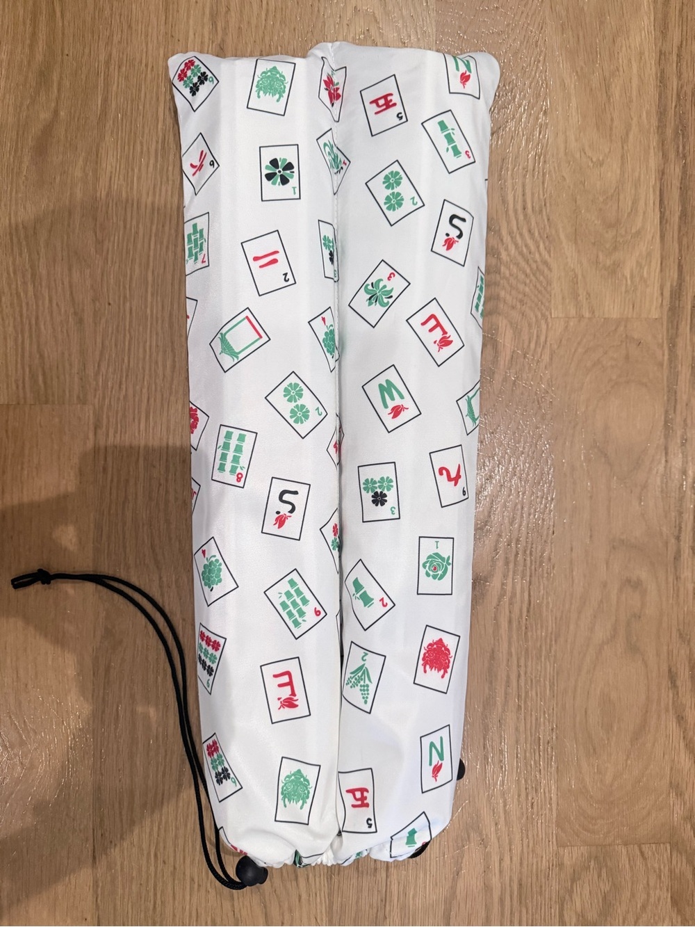 White Mahjong racks with storage bag/ dividers - Wood - Picture 4 of 4